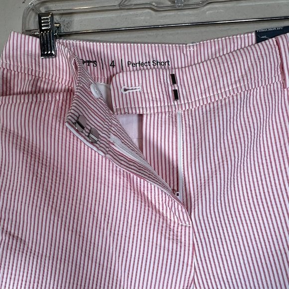 Talbots Perfect Short Seersucker Size 4 10.5" NEW Beach Preppy Summer - Picture 6 of 10